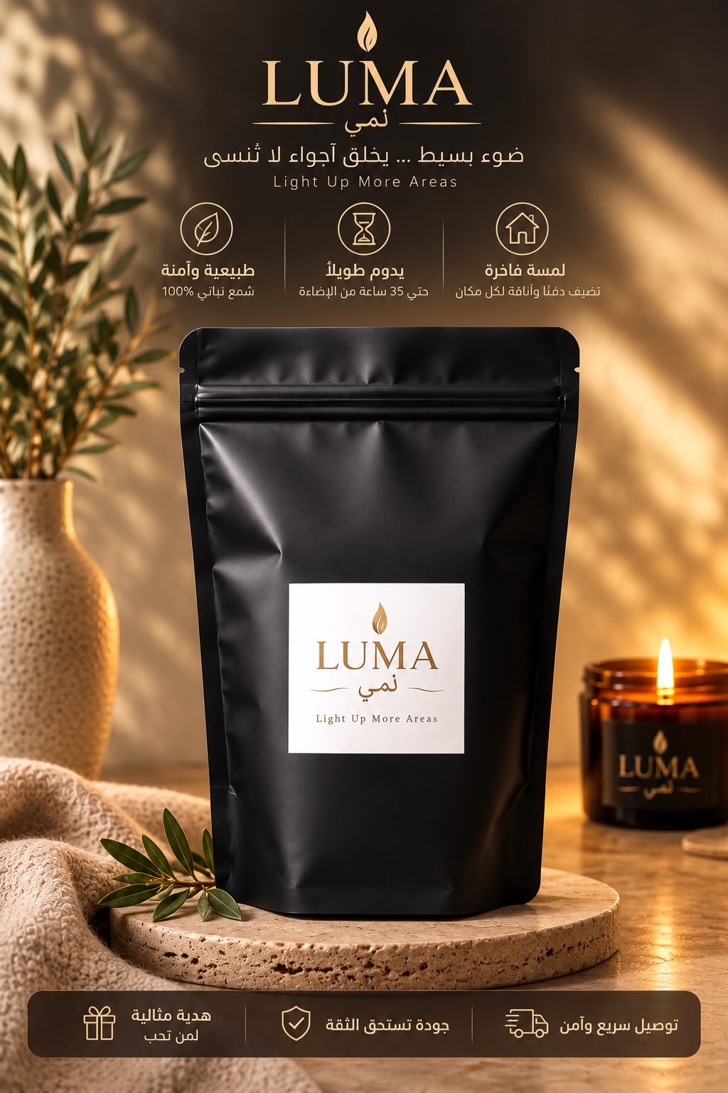 LUMA'S Loose Sand Candle
