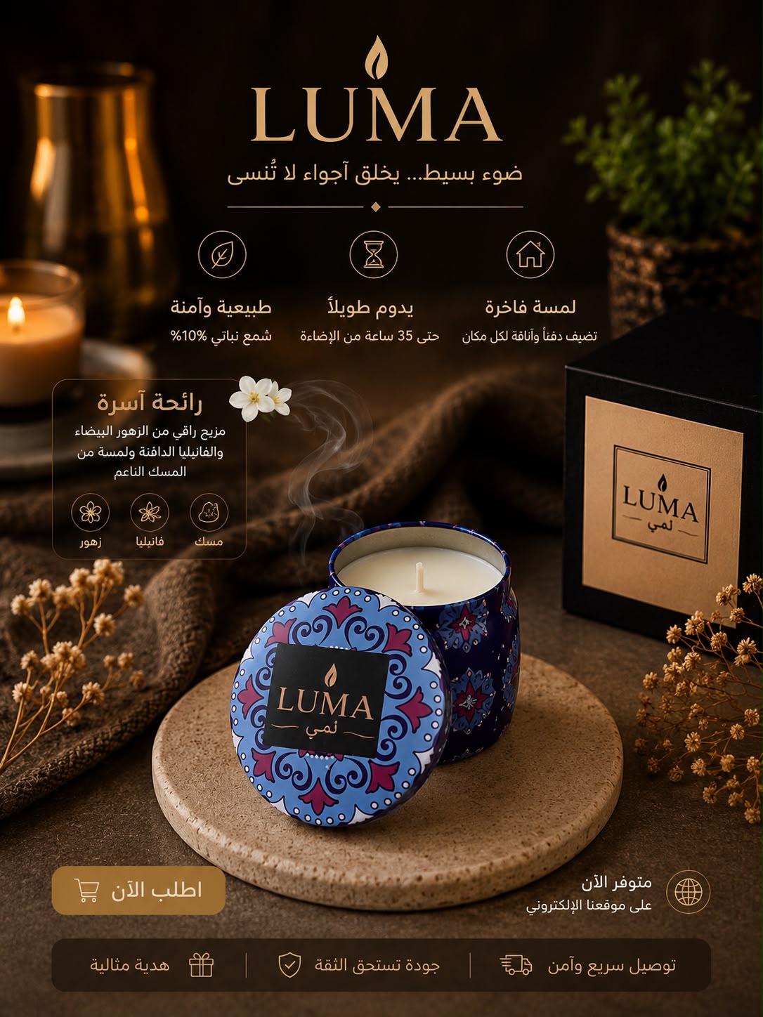 LUMA'S Small Fragrant Candle