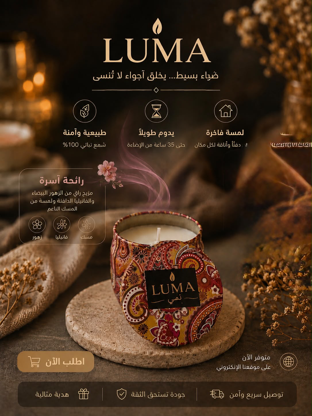 LUMA'S Small Fragrant Candle